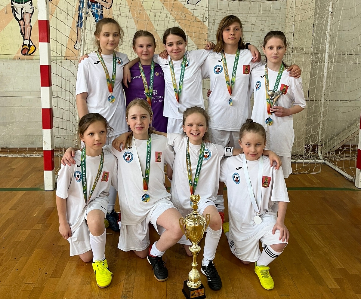 Девочки из сельской школы выиграли первенство Тверской области по футзалу