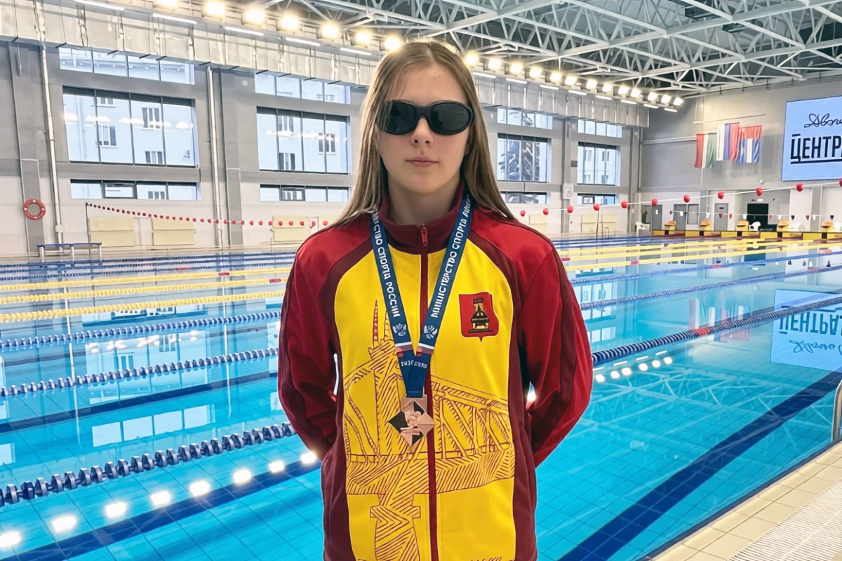 Тверская гимназистка доплыла до пьедестала чемпионата России