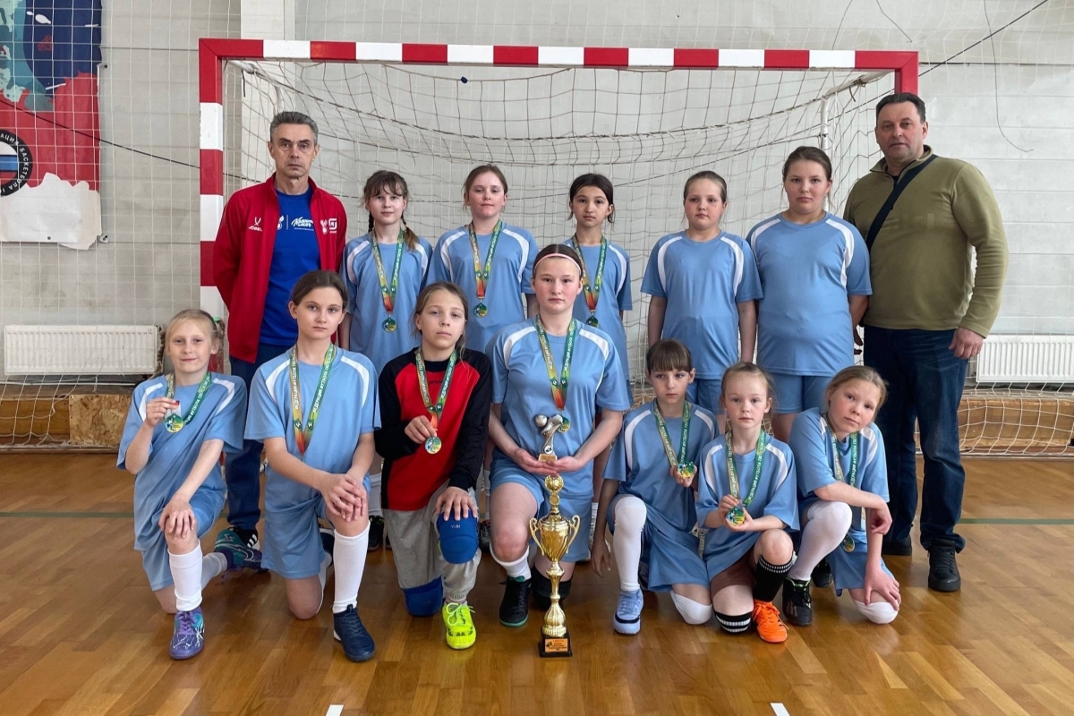 Девочки из сельской школы выиграли первенство Тверской области по футзалу