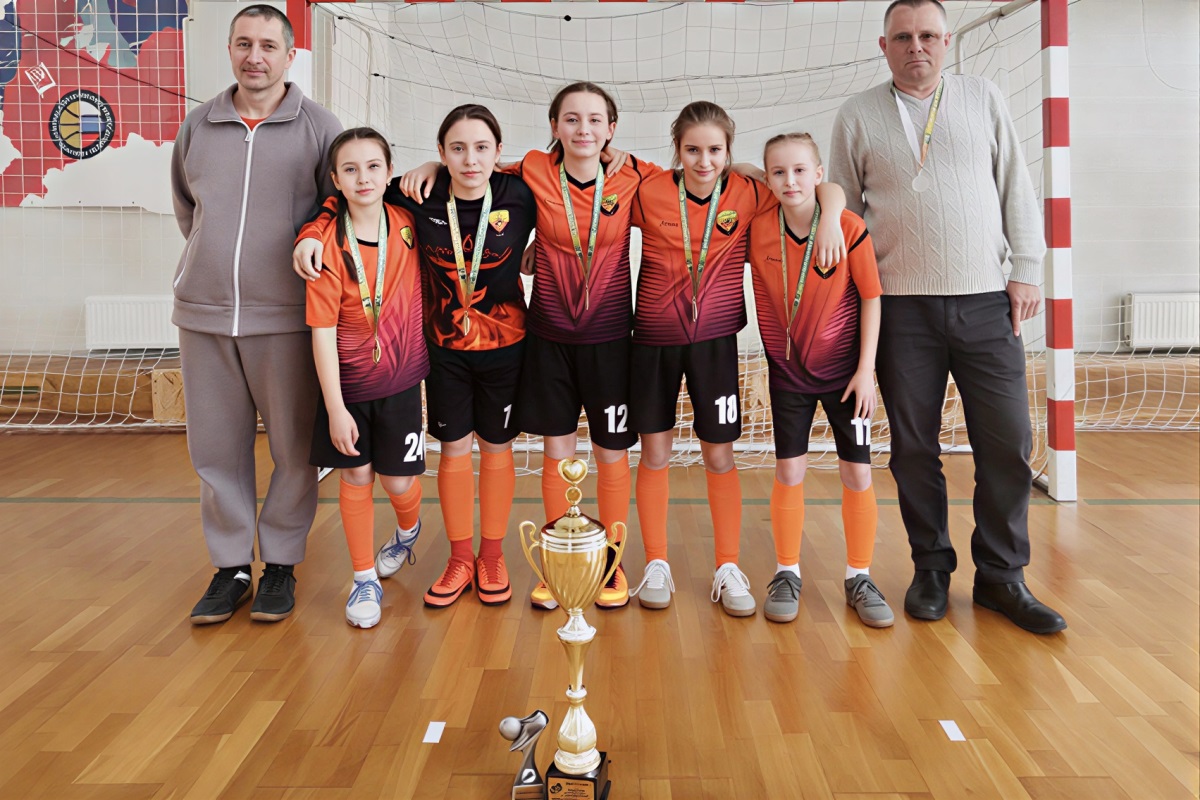 Девочки из сельской школы выиграли первенство Тверской области по футзалу