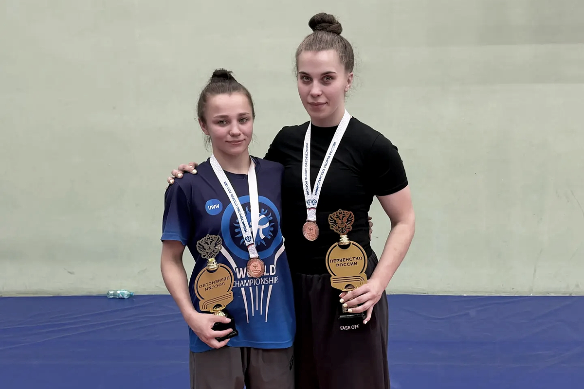 Девушки-борцы из Тверской области поднялись на пьедестал первенства России