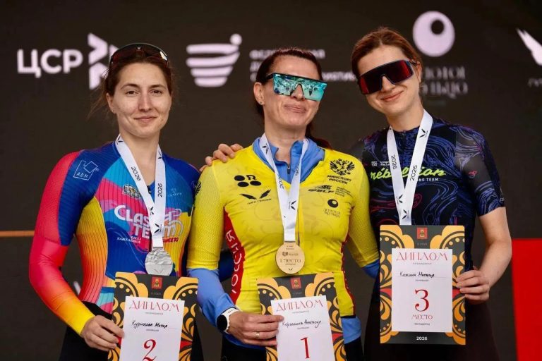 Тверская велосипедистка Анастасия Корчагина выиграла пятый этап гонки «Россия» в Калязине